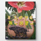 I (Hart) Kenia Buffalo Patch/Print Fotoplaat (Voorkant)