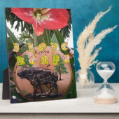 I (Hart) Kenia Buffalo Patch/Print Fotoplaat (Zijkant)