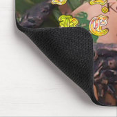 I (Hart) Kenia Buffalo Patch/Print Muismat (Hoek)