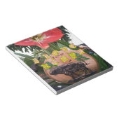 I (Hart) Kenia Buffalo Patch/Print Notitieblok (Schuin)