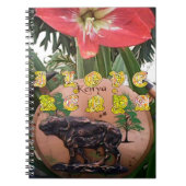 I (Hart) Kenia Buffalo Patch/Print Notitieboek (Voorkant)