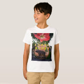 I (Hart) Kenia Buffalo Patch/Print T-shirt (Voorkant volledig)
