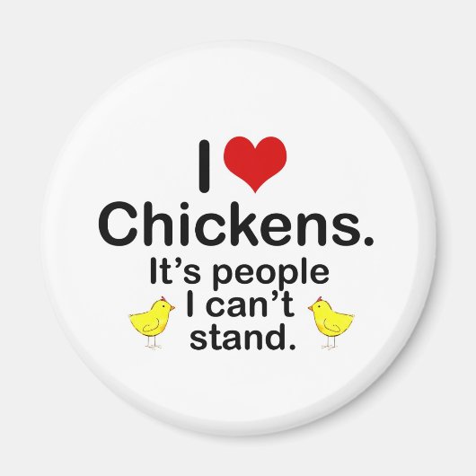 I (Hart)kippen Magneet (Voorkant)