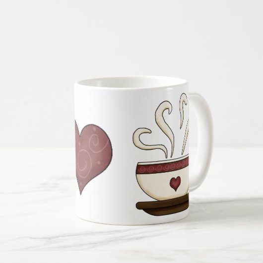 I [Hart] Koffie Mok (Voorkant rechts)