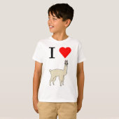 i hart lama t-shirt (Voorkant volledig)