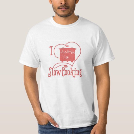 I [hart] Langzame koking T-shirt (Voorkant)