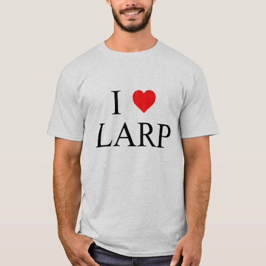 I hart LARP T-shirt (Voorkant)