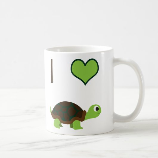 I hart (liefde) koffiemok (Rechts)