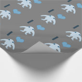 I hart (liefde) Ningen Cadeaupapier (Hoek)