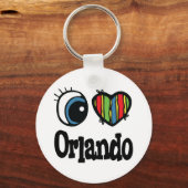 I Hart (Liefde) Orlando Sleutelhanger (Voorkant)