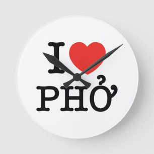 I Hart (Liefde) Pho Ronde Klok