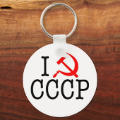 I Hart (LOVE) CCCP Sleutelhanger (Voorkant)