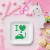 I Hart {Love} NEVs Papieren Bordje (Feest)