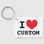 I hart metal sleutelhanger sjabloon (Achterkant)