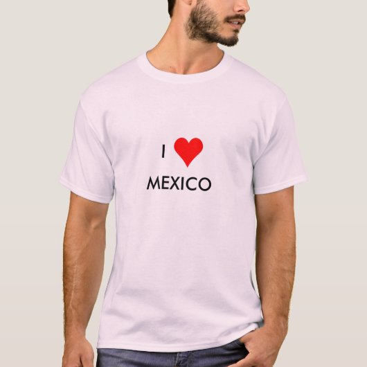 i hart mexico t-shirt (Voorkant)