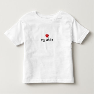 I *hart* mijn akita kinder shirts