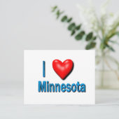 I hart Minnesota Briefkaart (Staand voorkant)