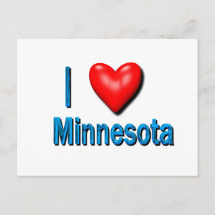 I hart Minnesota Briefkaart