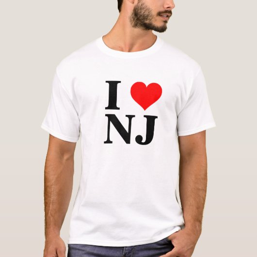 I hart N J T-shirt (Voorkant)
