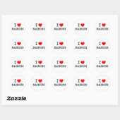 I Hart NAIROBI Ronde Sticker (Vel)