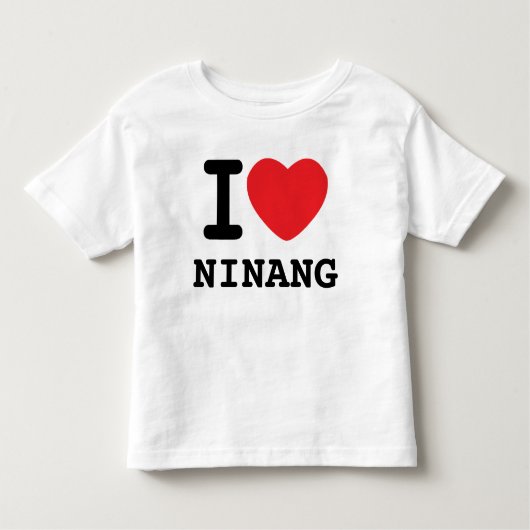 i hart ninang kinder shirts (Voorkant)