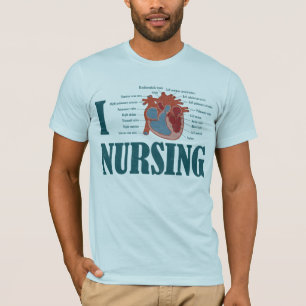 I Hart NURSING T-shirt