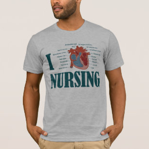 I Hart NURSING T-shirt
