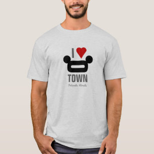 I {hart} O TOWN T-shirt