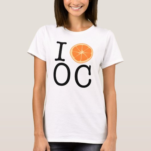 I Hart OC T-shirt (Voorkant)
