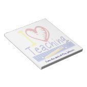 I (Hart) Onderwijs Notitieblok (Schuin)