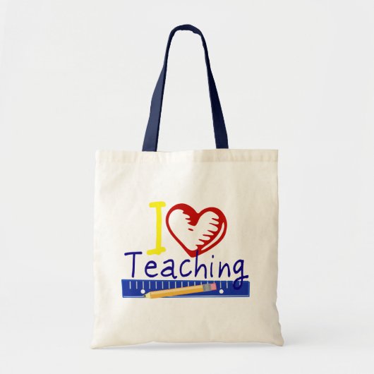 I (Hart) Onderwijs Tote Bag (Voorkant)