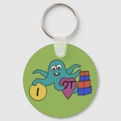 I hart OT-ronde sleutelketen Sleutelhanger (Voorkant)