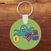 I hart OT-ronde sleutelketen Sleutelhanger (Voorkant)