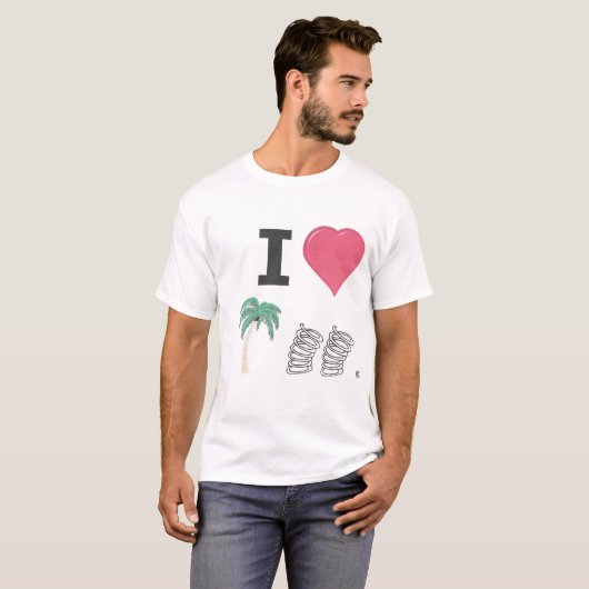 I Hart Palm Springs T-shirt (Voorkant volledig)