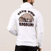 I Hart Pangolins Hoodie (Achterkant)