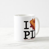 i (hart) PIE (en koffie) Mok!! Koffiemok (Voorkant rechts)