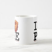 i (hart) PIE (en koffie) Mok!! Koffiemok (Center)