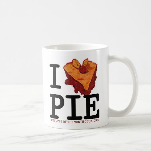 i (hart) PIE (en koffie) Mok!! Koffiemok (Rechts)