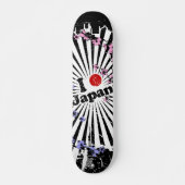I hart (punt) Japan Persoonlijk Skateboard (Voorkant)