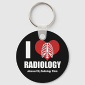 I Hart Radiologie Leuke radioloog Sleutelhanger (Voorkant)