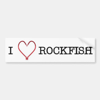 I [Hart] Rockfish Bumpersticker