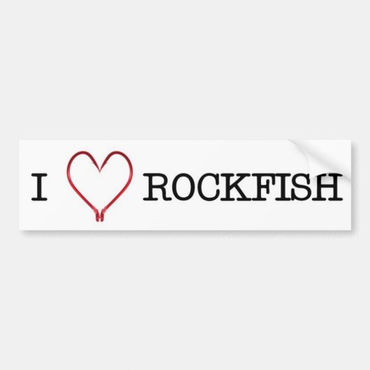 I [Hart] Rockfish Bumpersticker (Voorkant)