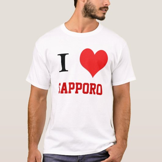 i hart Sapporo T-shirt (Voorkant)