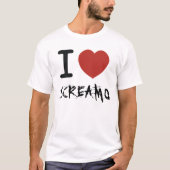I hart SCREAMO T-shirt (Voorkant)