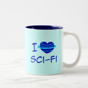 I hart SCSI-Fi Tweekleurige Koffiemok