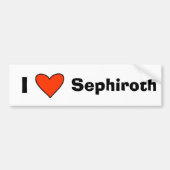 I hart Sephiroth Bumpersticker (Voorkant)