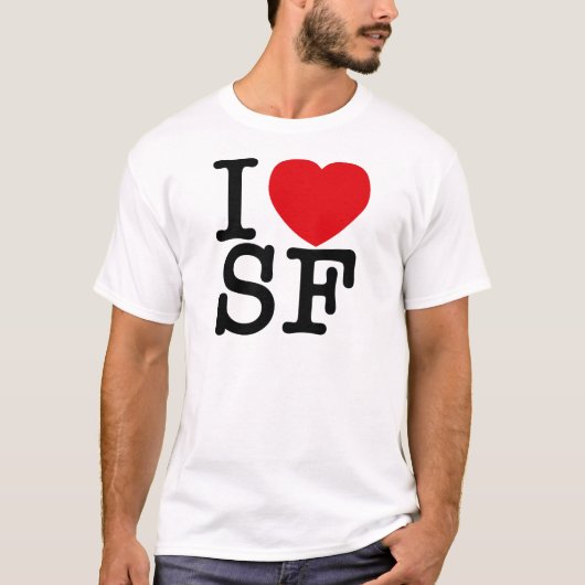 I 'hart' SF T-shirt (Voorkant)