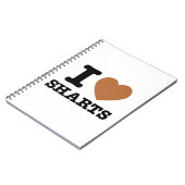 I Hart Sharts Notitieboek (Linkerzijde)