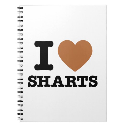 I Hart Sharts Notitieboek (Voorkant)
