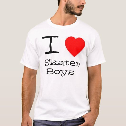 I *hart* Skater Boys T-shirt (Voorkant)